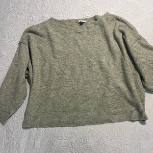 American Eagle Outfitters Women's Heather Gray Sweater